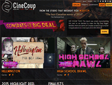 Tablet Screenshot of cinecoup.com